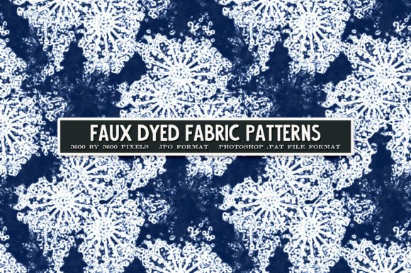 50 Faux Dyed Fabric Seamless Patterns