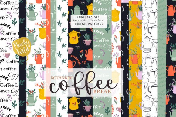 Coffee Lover Seamless Patterns: A Unique Blend of Art and Function