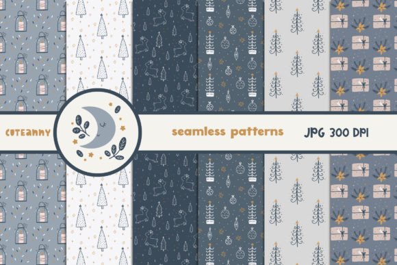 Cozy Christmas Seamless Patterns