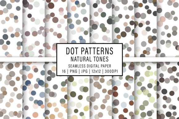 Exploring the Versatility of Dot Patterns - Natural Tones