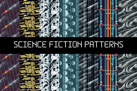 Sci Fi Seamless Patterns: Creative Design Solutions